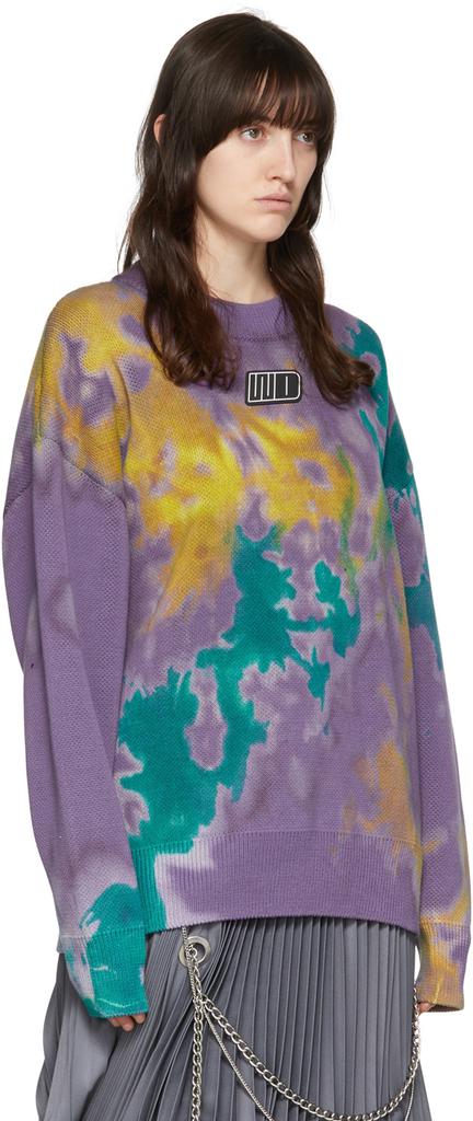 Purple Cotton Sweater商品第2张图片规格展示