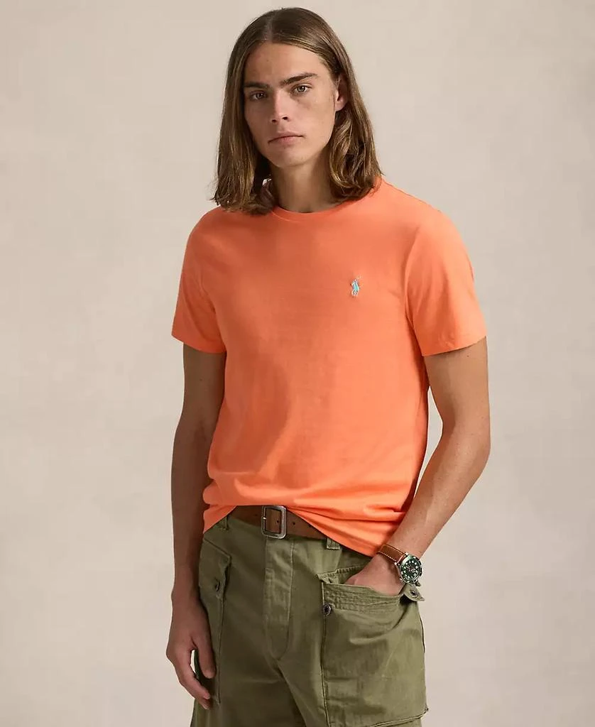 商品Ralph Lauren|Men's Classic-Fit Jersey Crewneck T-Shirt,价格¥164,第1张图片