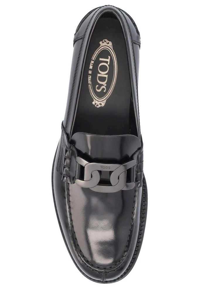 商品Tod's|Tod's Chain-Link Detailed Slip-On Loafers,价格¥3223,第4张图片详细描述