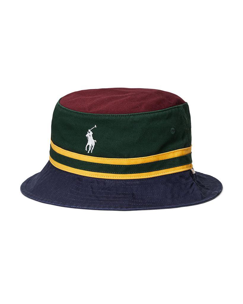 商品Ralph Lauren|Colorblocked Logo Bucket Hat,价格¥478,第1张图片