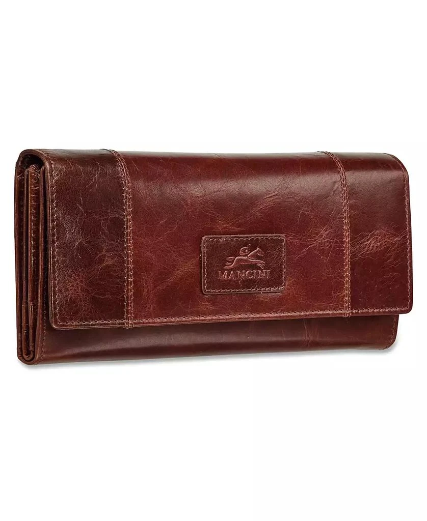 Casablanca Collection RFID Secure Ladies Trifold Wing Wallet 商品