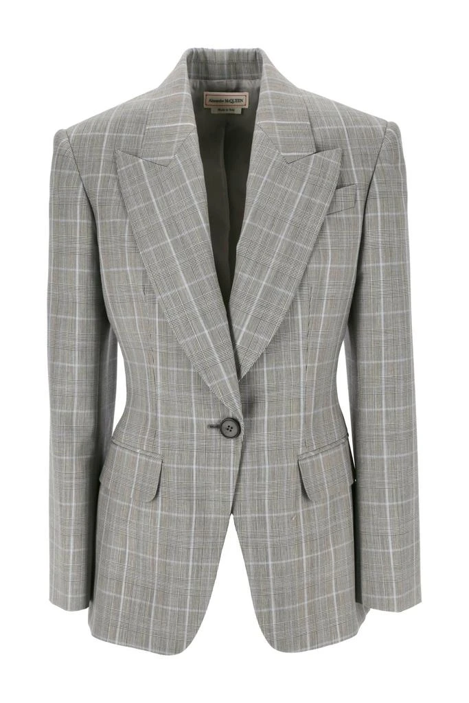 商品Alexander McQueen|Alexander McQueen Single-Breasted Tailored Blazer,价格¥9816,第1张图片
