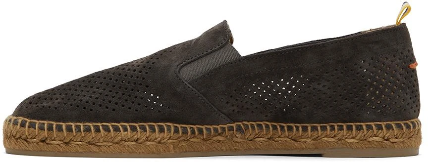 商品CASTAÑER|Grey Suede Pierced Joel T/005 Espadrilles,价格¥627,第3张图片详细描述
