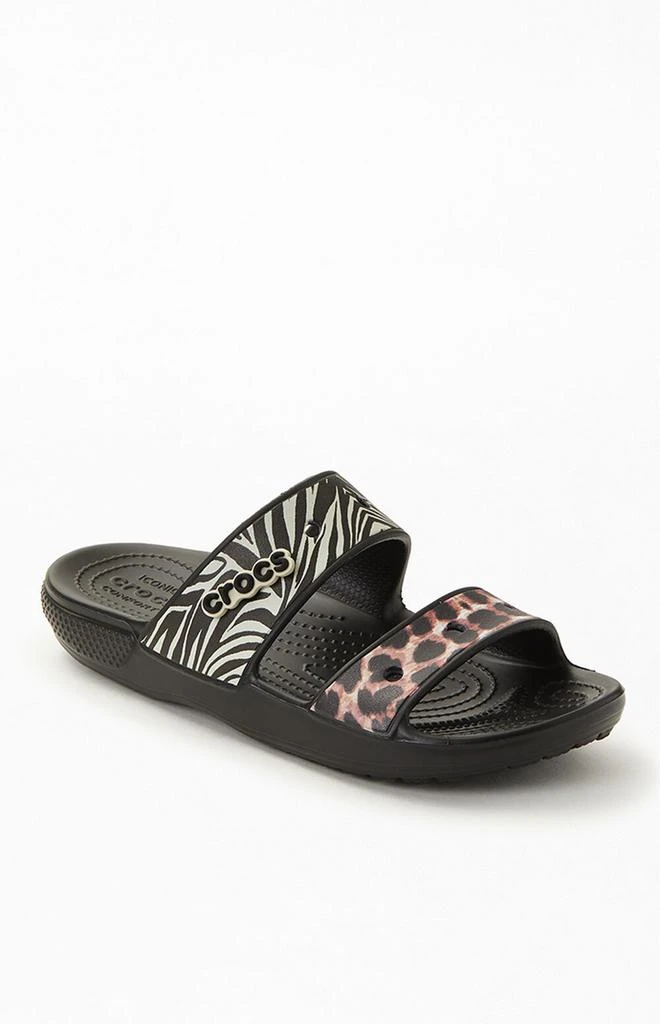 商品Crocs|Women's Animal Remix Slide Sandals,价格¥334,第2张图片详细描述