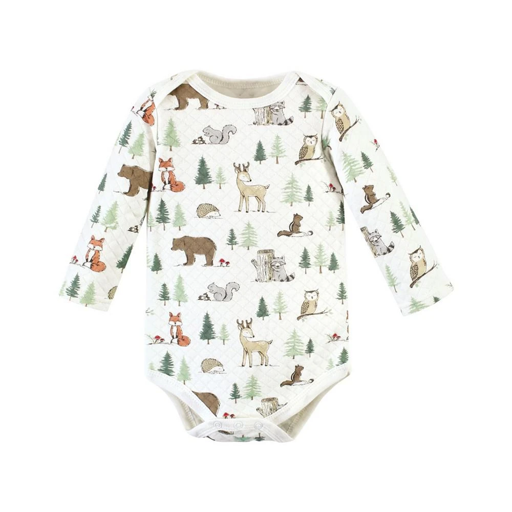 商品Hudson|Baby Boys Quilted Bodysuits, Pack of 3,价格¥128,第3张图片详细描述