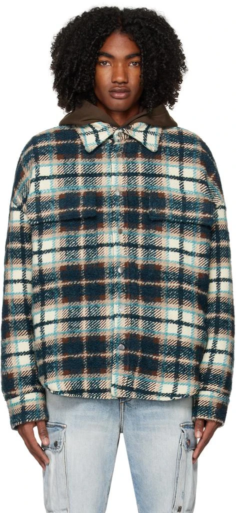 商品AMIRI|Blue Plaid Jacket,价格¥11030,第1张图片