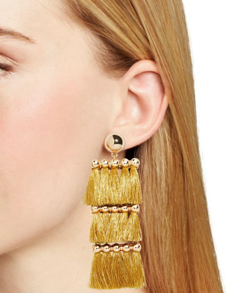 商品BAUBLEBAR|Malaya Tassel Drop Earrings,价格¥198,第2张图片详细描述
