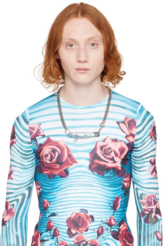 商品Jean Paul Gaultier|Silver 'The Gaultier Safety Pin' Necklace,价格¥2358,第2张图片详细描述