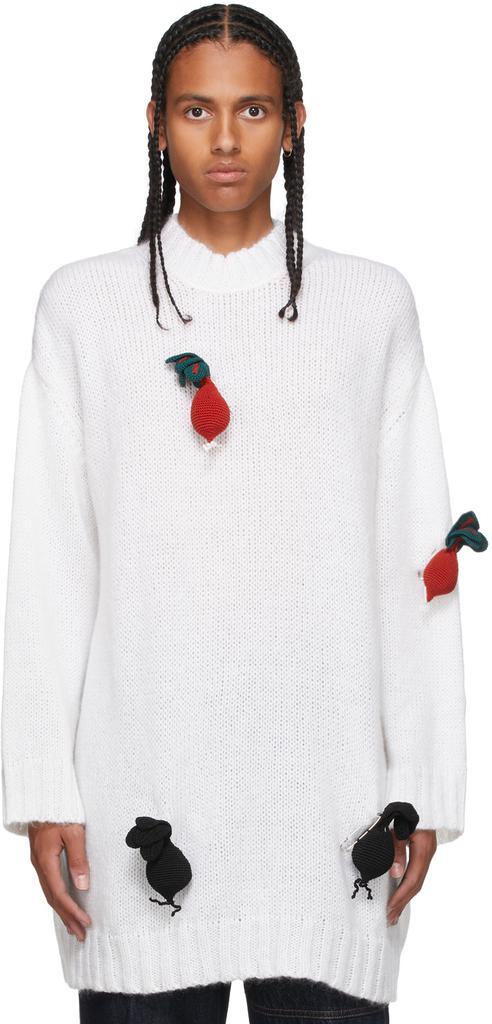 商品JW Anderson|Off-White Radish Sweater,价格¥15579,第1张图片