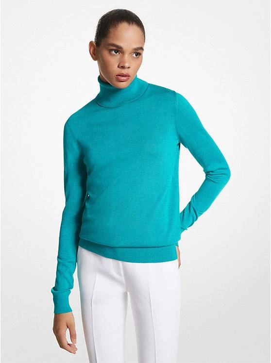 商品Michael Kors|Featherweight Silk Turtleneck Sweater,价格¥3556,第1张图片