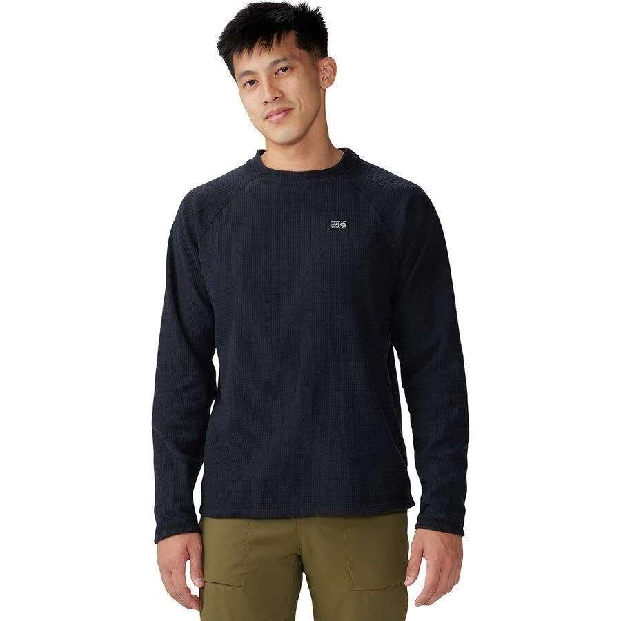 商品Mountain Hardwear|Summit Grid Long-Sleeve Crew - Men's,价格¥369,第1张图片