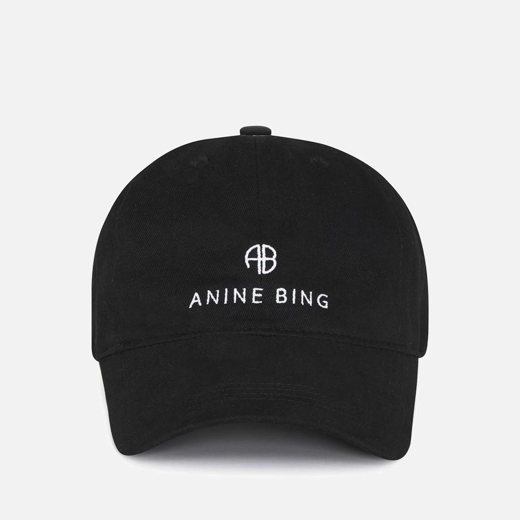 商品ANINE BING|Anine Bing Jeremy Logo Cotton-Twill Baseball Cap,价格¥544,第2张图片详细描述