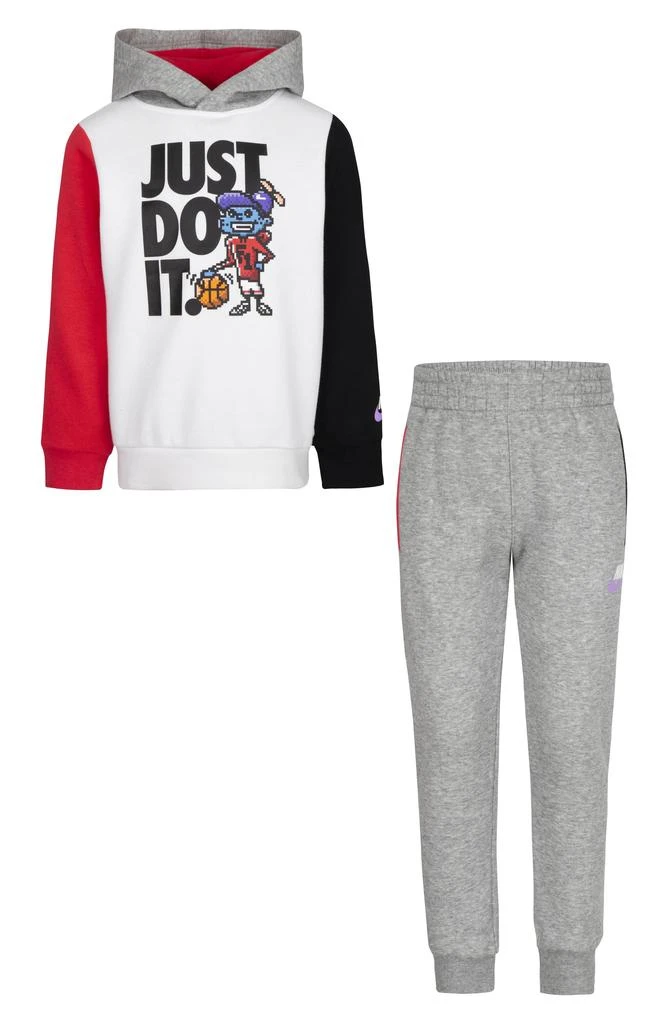 商品NIKE|Kids' Hooded Pullover & Joggers Set,价格¥219,第1张图片