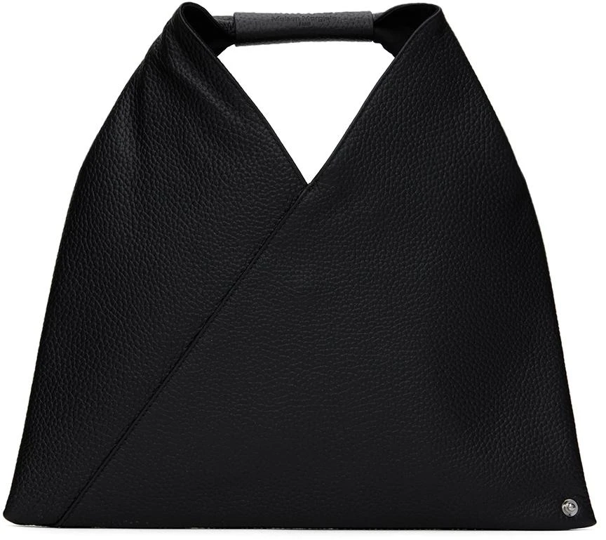 商品MAISON MARGIELA|Black Mini Triangle Tote,价格¥3886,第1张图片