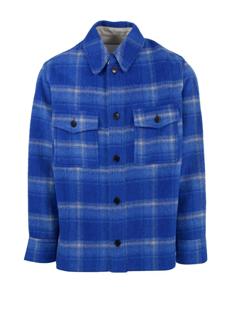 商品Isabel Marant|Isabel Marant Gervon Checked Buttoned Jacket,价格¥3680,第1张图片