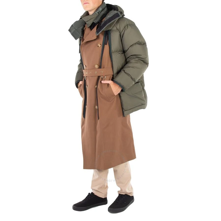 商品Burberry|Dark Walnut Sleeveless Wool Trench Coat With Detachable Puffer,价格¥4649,第2张图片详细描述