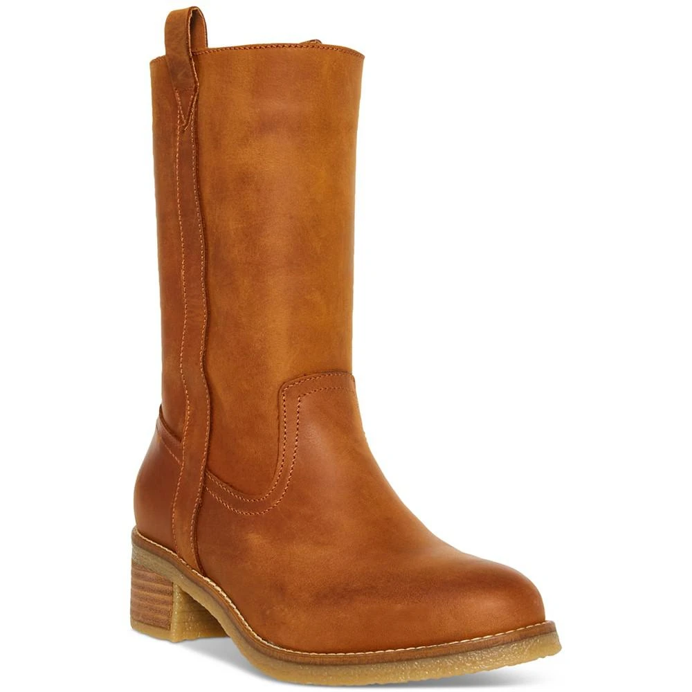 商品Steve Madden|Women's Winny Mid-Shaft Pull-On Engineer Boots,价格¥1314,第1张图片