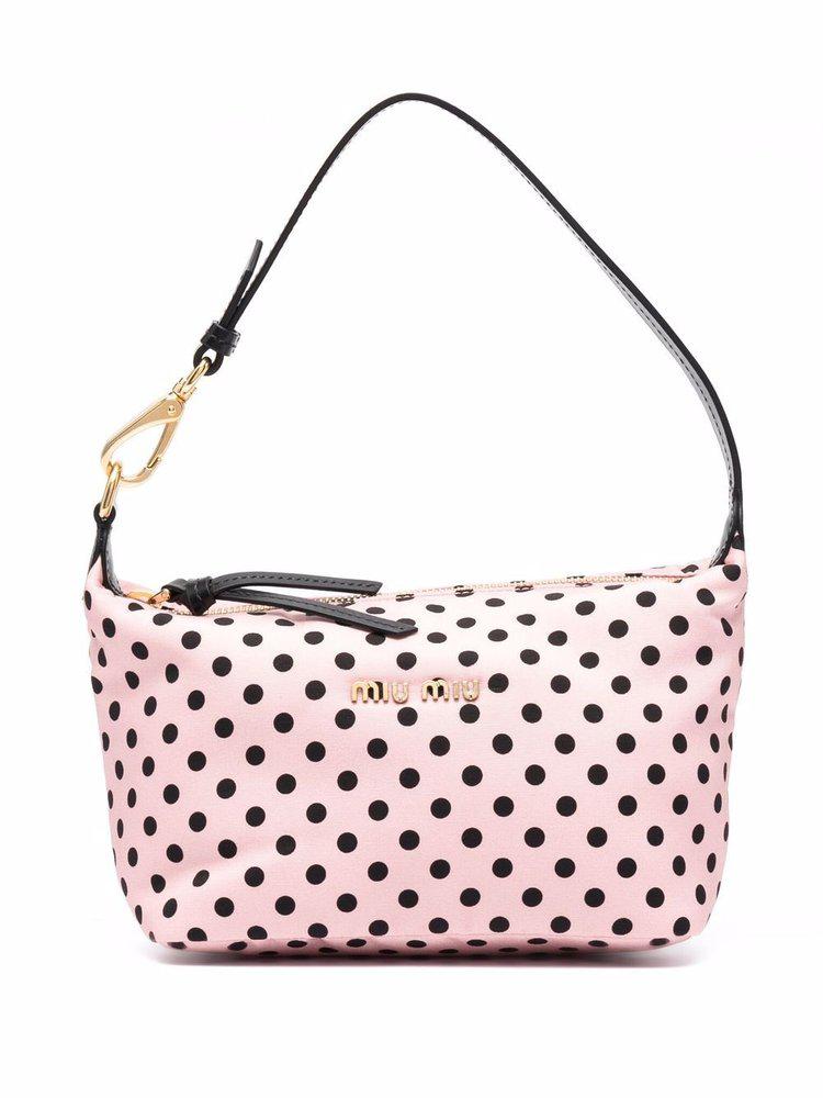 Miu Miu Spirit Printed Faille Mini Shoulder Bag商品第1张图片规格展示