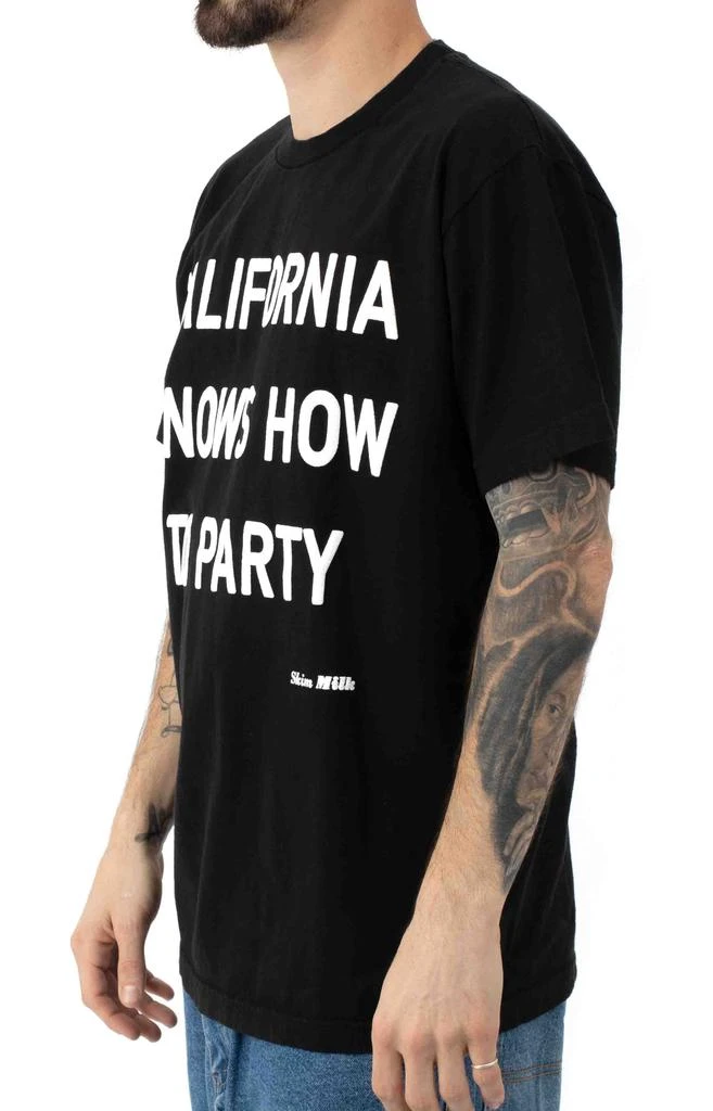 商品Skim Milk|California Knows How T-Shirt - Black,价格¥71,第2张图片详细描述