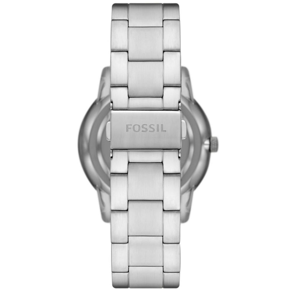Men's Neutra Silver Tone Stainless Steel Bracelet Watch 42mm商品第3张图片规格展示