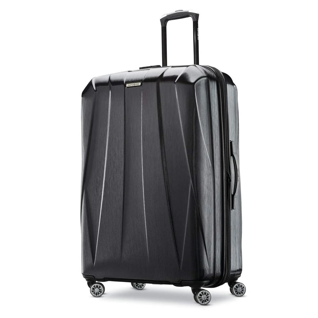 商品Samsonite|Samsonite Centric 2 Hardside Expandable Luggage with Spinners, Black, Checked-Large 28-Inch,价格¥884,第1张图片