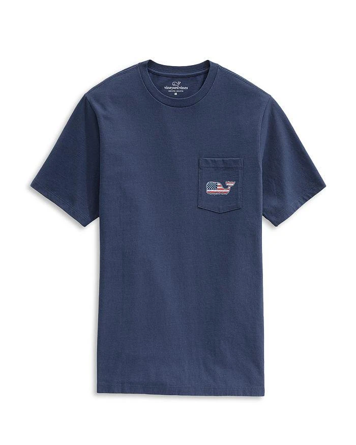 商品Vineyard Vines|Americana Whale Pocket Short Sleeve Tee,价格¥336,第2张图片详细描述