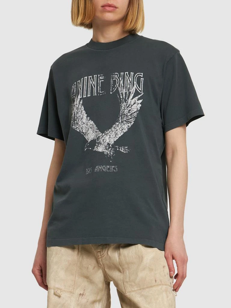 商品ANINE BING|Lili Eagle Print Cotton Jersey T-shirt,价格¥766,第2张图片详细描述