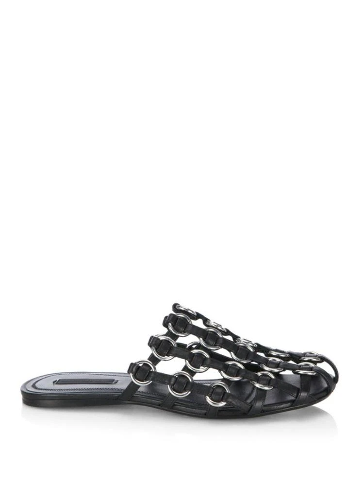 商品Alexander Wang|Amelia Ring-Detail Mules,价格¥1424,第5张图片详细描述