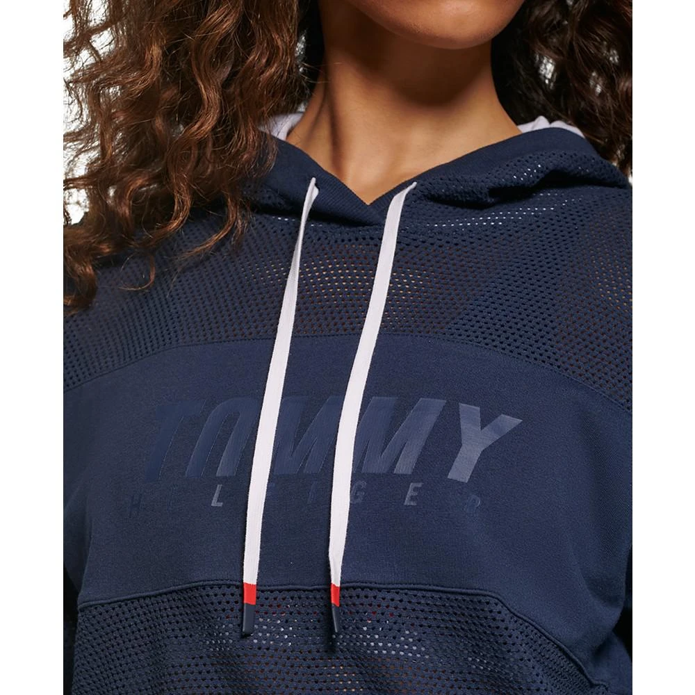 商品Tommy Hilfiger|Women's Mesh Blocked Hoodie,价格¥178,第4张图片详细描述