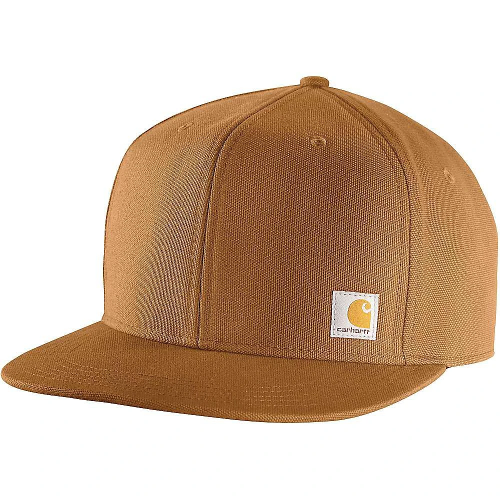 商品Carhartt|Carhartt Men's Firm Duck Flat Brim Hat,价格¥188,第1张图片