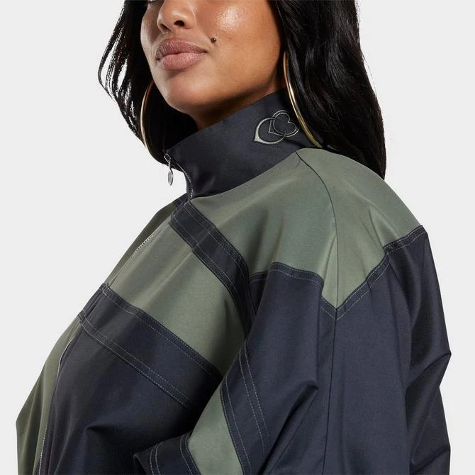 商品Reebok|Women's Reebok Cardi B Woven Satin Jacket (Plus Size),价格¥484,第3张图片详细描述