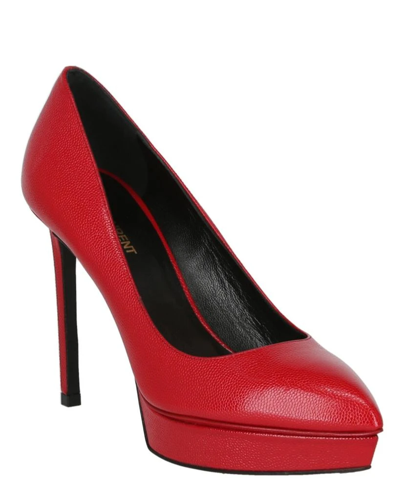 商品Yves Saint Laurent|Janis Leather Platform Pumps,价格¥2186,第2张图片详细描述