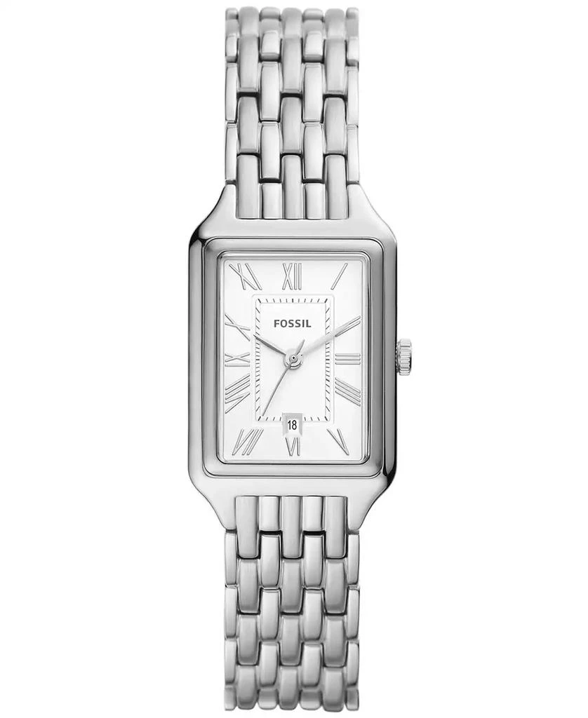 商品Fossil|Women's Raquel Silver-Tone Stainless Steel Bracelet Watch, 23mm,价格¥1273,第1张图片