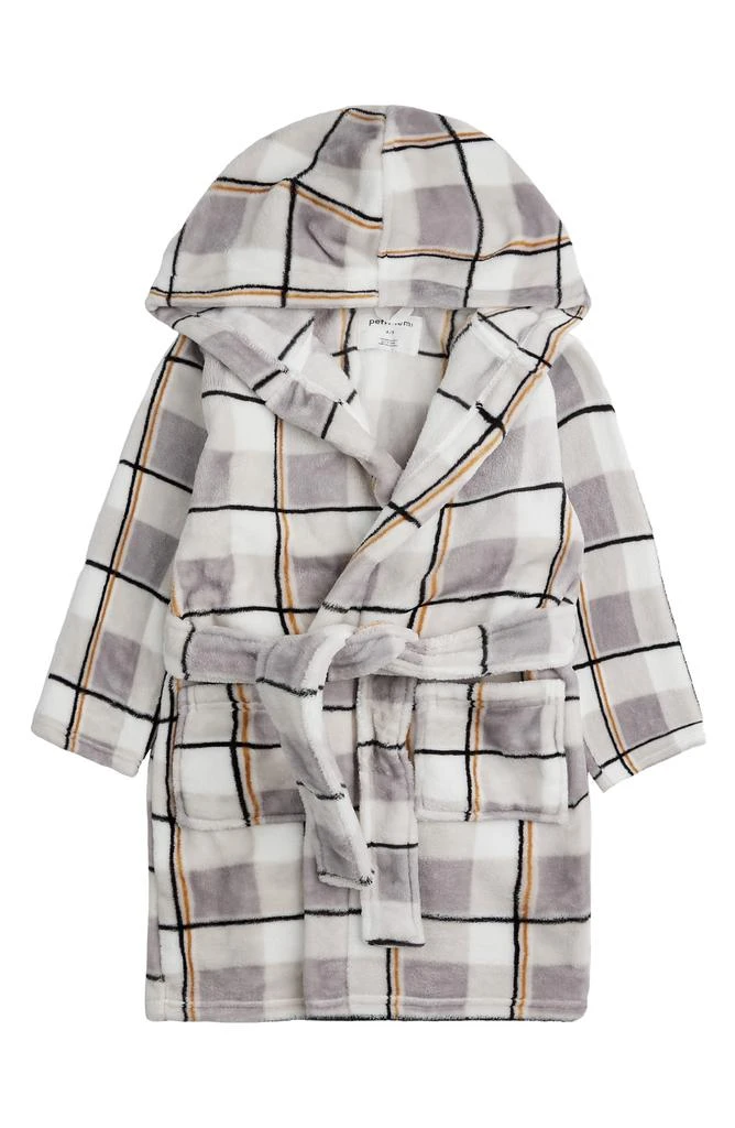 商品Petit Lem|Kids' Plaid Hooded Robe,价格¥144,第1张图片