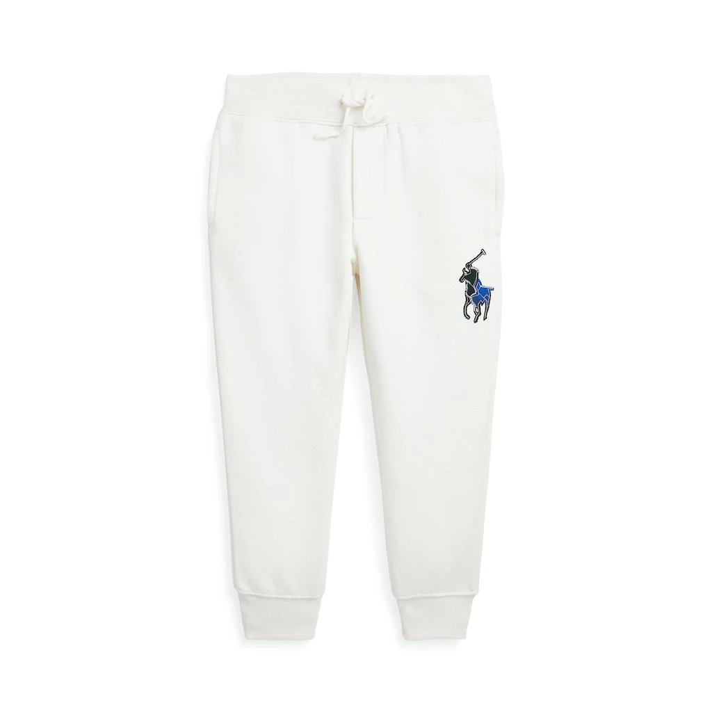 商品Ralph Lauren|Plaid Big Pony Fleece Joggers Pants (Toddler/Little Kids),价格¥272,第1张图片