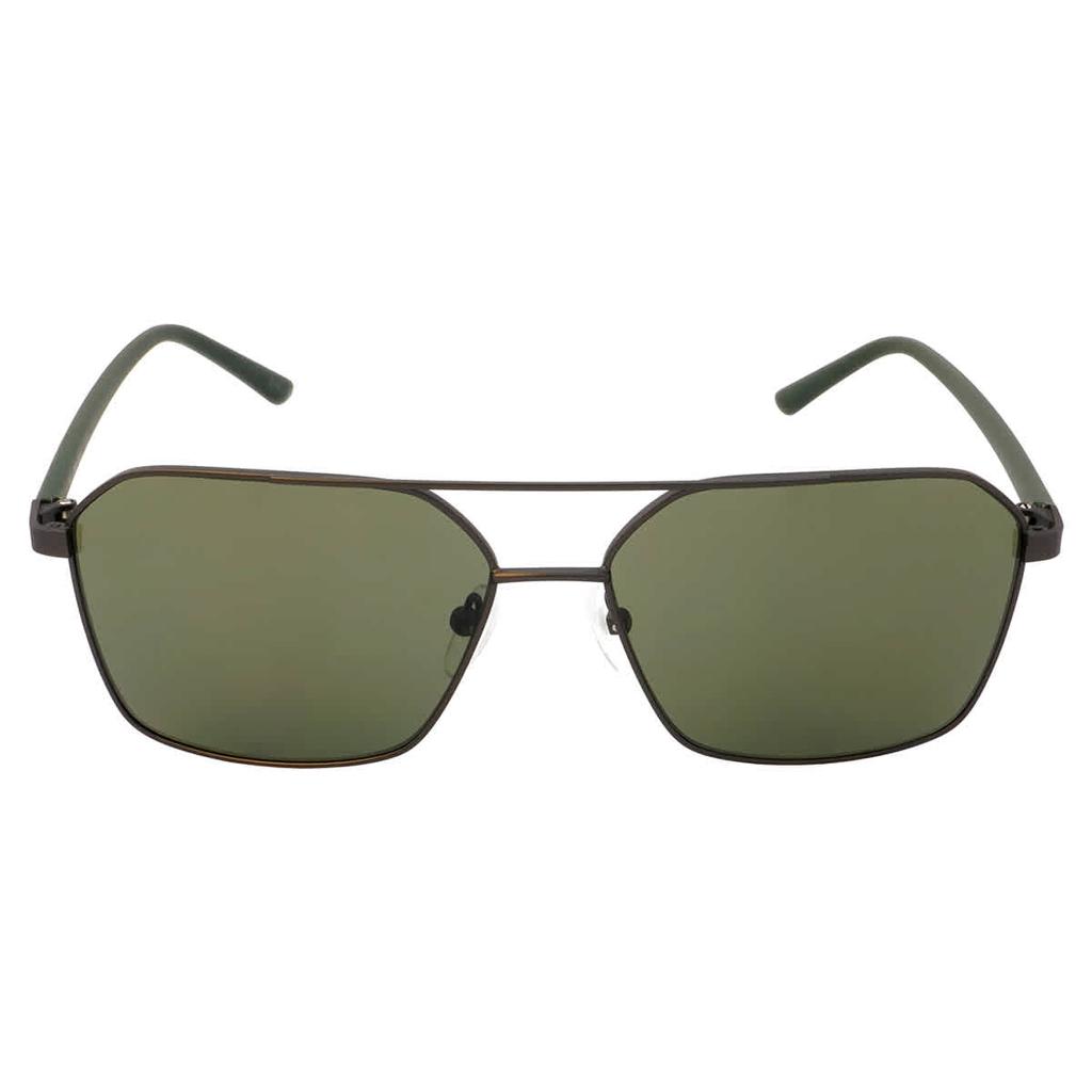 Calvin Klein Green Navigator Mens Sunglasses CK20300S 009 58商品第2张图片规格展示
