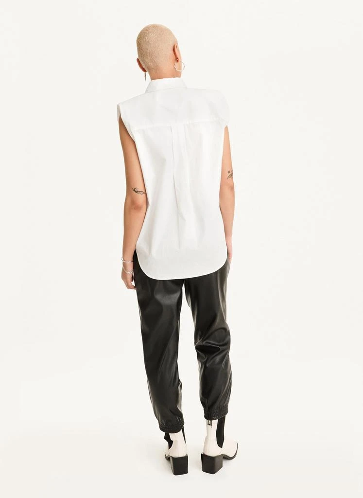 商品DKNY|Sleeveless Shoulder Pad Top,价格¥221,第5张图片详细描述