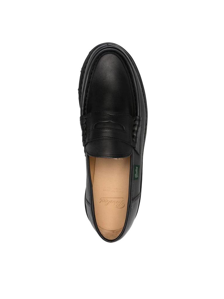 Paraboot Men's  Black Other Materials Loafers商品第3张图片规格展示