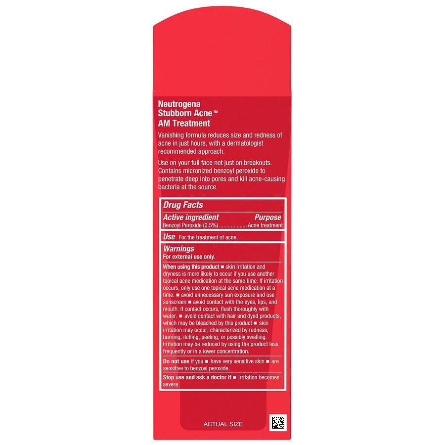 商品Neutrogena|Stubborn Acne AM Treatment with Benzoyl Peroxide Fragrance-Free,价格¥133,第2张图片详细描述