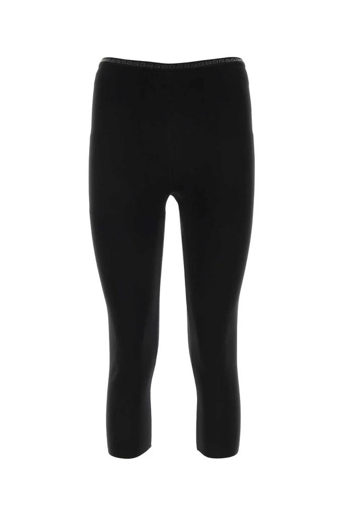 商品Alexander Wang|Alexander Wang Logo Embellished Waistband Stretched Leggings,价格¥1516,第1张图片