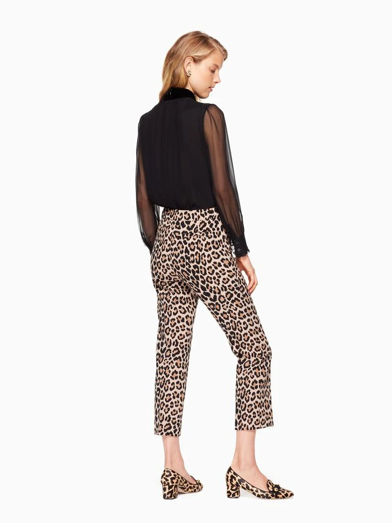 商品Kate Spade|leopard-print cigarette pant,价格¥1176,第3张图片详细描述