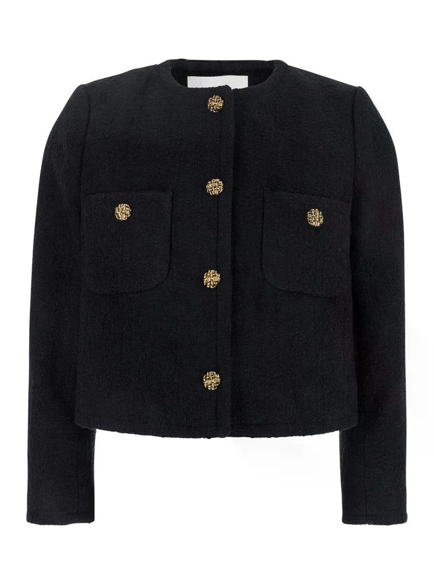 商品【商品预售7天】 ba&sh|ba&sh 女士西服 1E23MERE0100-3 黑色,价格¥2537,第1张图片