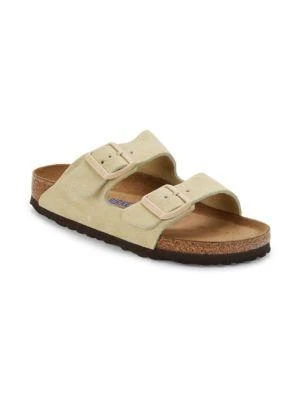 商品Birkenstock|Arizona Narrow Fit Suede Flat Sandals,价格¥562,第2张图片详细描述