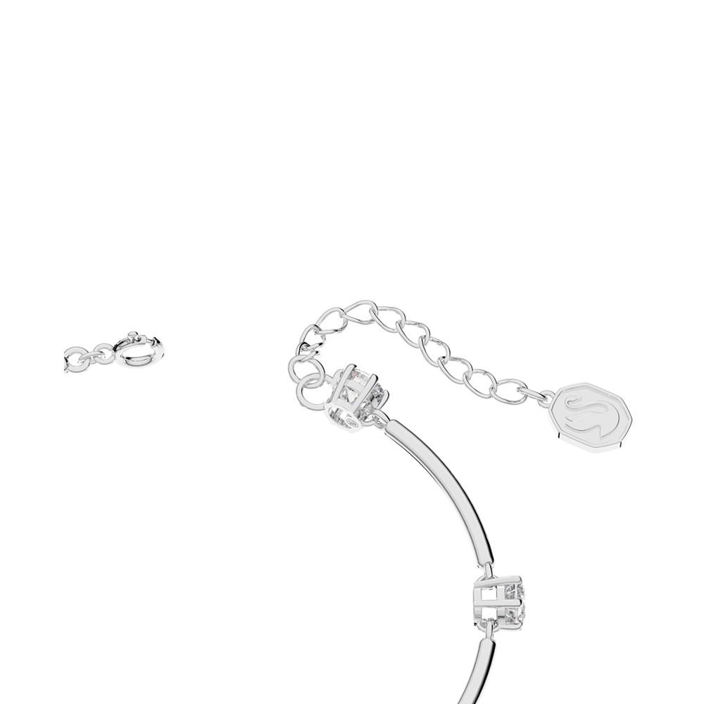 Silver-Tone Constella Crystal Bangle Bracelet商品第3张图片规格展示