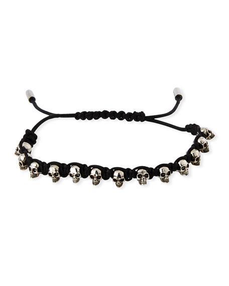商品Alexander McQueen|Men's Skull Bead Friendship Bracelet,价格¥2235,第1张图片
