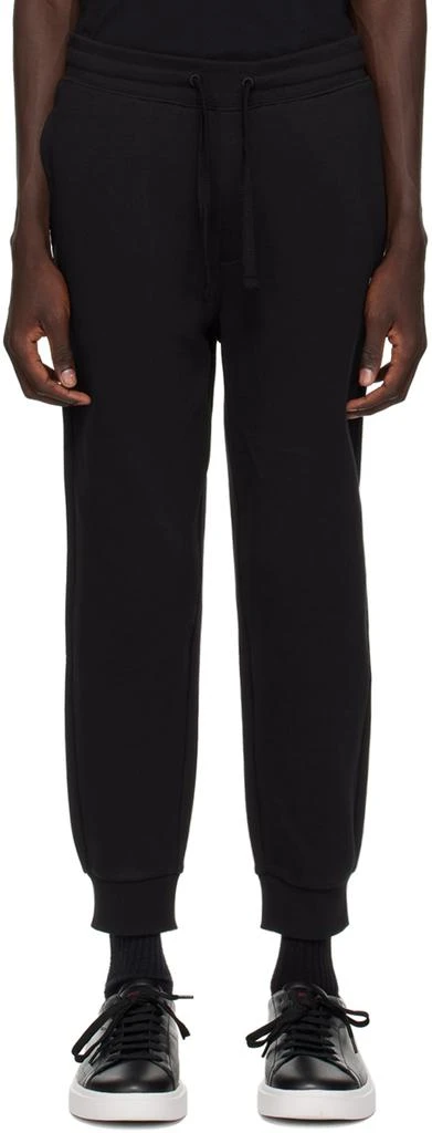 商品Hugo Boss|Black Drawstring Sweatpants,价格¥774,第1张图片