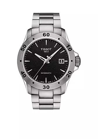 商品Tissot|Stainless Steel Swiss Automatic T Sport V8 Bracelet Watch,价格¥3379,第1张图片