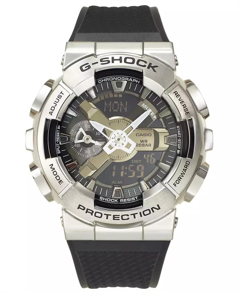 商品G-Shock|Men's Analog-Digital Black Resin Strap 52mm, GM110-1A,价格¥1517,第5张图片详细描述