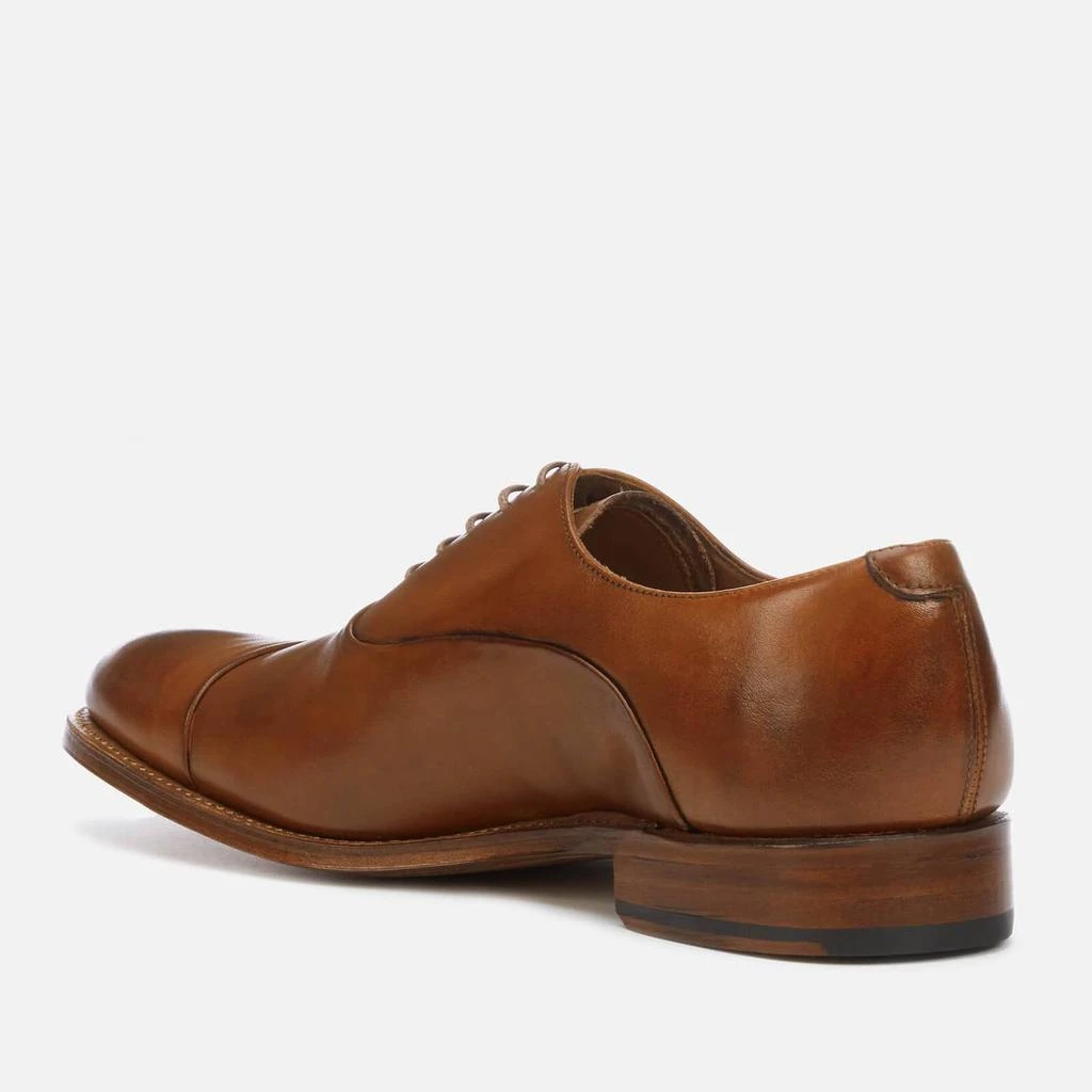 商品Grenson|GRENSON MEN'S BERT HAND PAINTED LEATHER TOE CAP OXFORD SHOES - TAN,价格¥1304,第2张图片详细描述