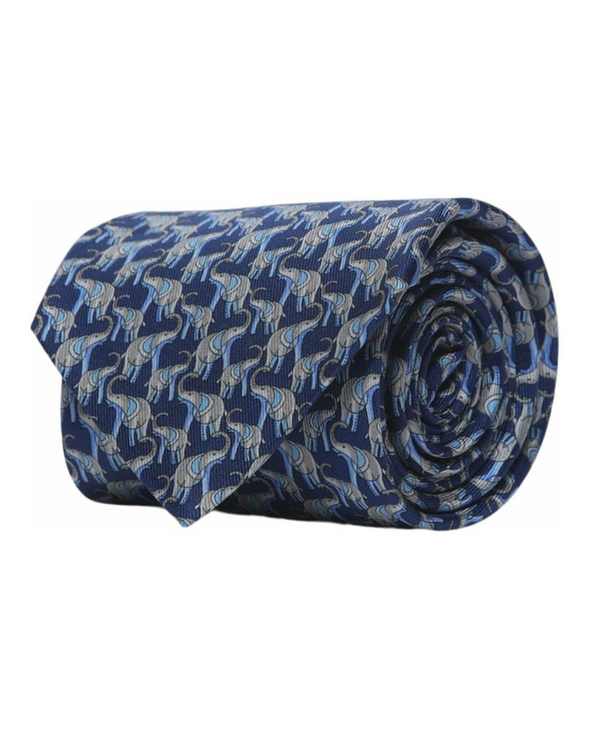 商品Salvatore Ferragamo|Elephant-Print Necktie,价格¥582,第1张图片